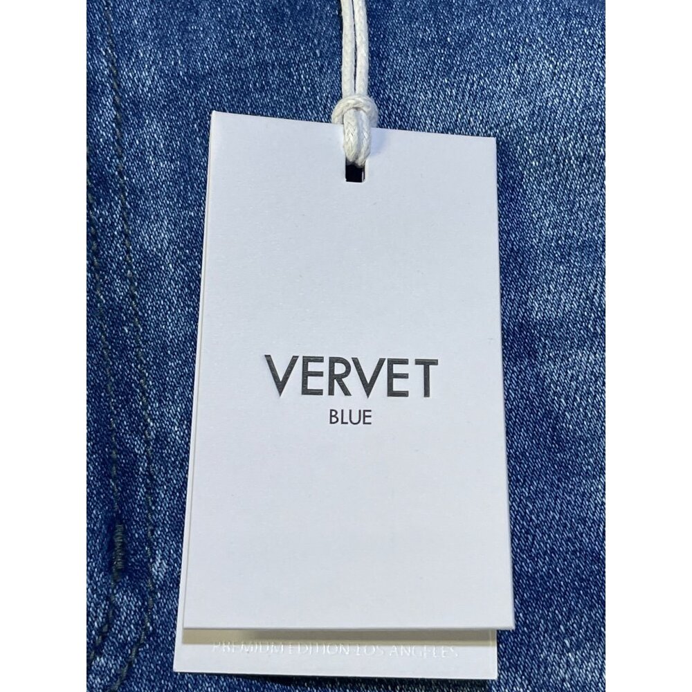 Vervet Blue Womens  Size 18W Cortney Stretch Mom Shorts - Picture 7 of 9